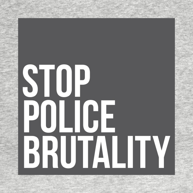 Stop Police Brutality shirt by blacklives